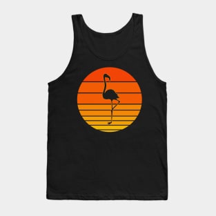 Vintage Retro Sunset Art Of Zoo Tank Top